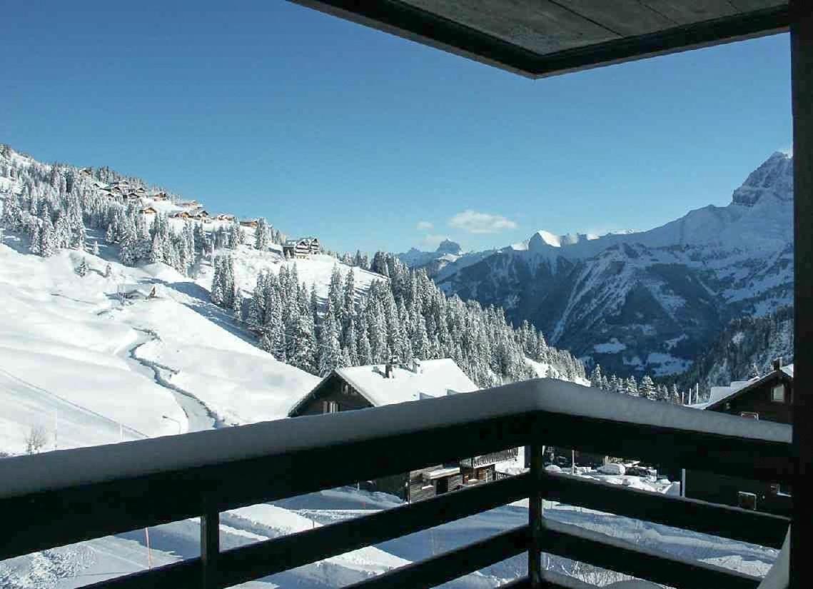 3 Zi Fewo App 23, Le Miroi An Skipiste Les Crosets Exterior foto